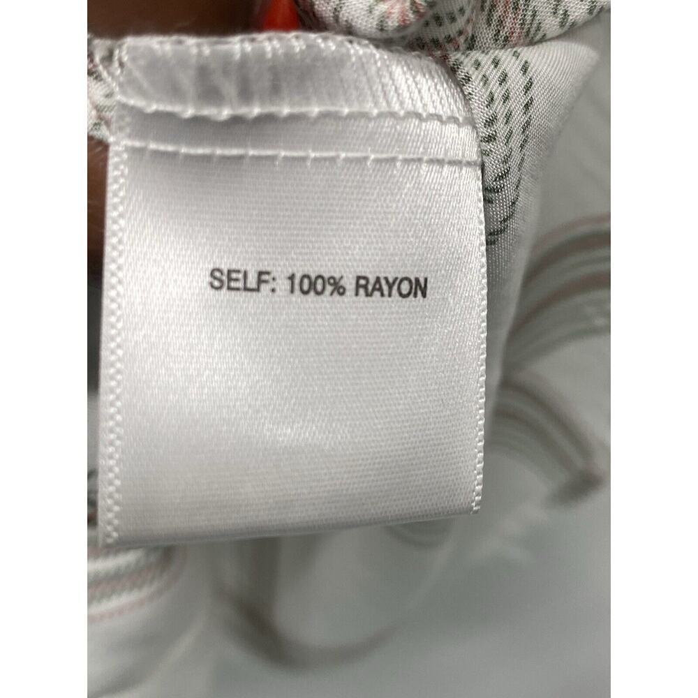 Jane + Delancey Women’s Button Front Top White Plaid Green Classic Neutral Sz 2x - Picture 5 of 8